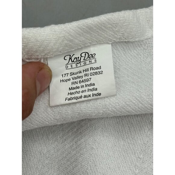 Funny Kitchen Dish Towel Dog Print Red Chevron Border Kay Dee Design Cotton READ - Picture 5 of 9